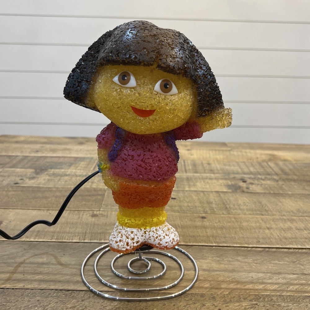 Nick Jr. Eva Lamp DORA THE EXPLORER Night Light 10" Popcorn Light